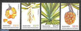 Cocos Islands 2022 Pandanus 4v, Mint NH, Nature - Flowers & Plants - Kokosinseln (Keeling Islands)