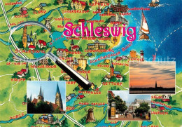 73242808 Schleswig Holstein Lagekarte Schleswig Holstein - Schleswig