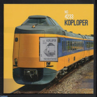 Netherlands - Personal Stamps TNT/PNL 2022 NS 4233 Koploper, Silver Stamp In Pack, Mint NH, Transport - Various - Rail.. - Treinen