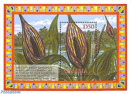 Gambia 2002 Flowers S/s, Mint NH, Nature - Flowers & Plants - Gambia (...-1964)