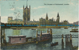 R039098 The Houses Of Parliament. London. 1907 - Other & Unclassified