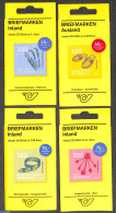 Austria 2022 Definitives 4 Foil Booklets, Mint NH, Stamp Booklets - Ongebruikt