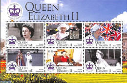 Aitutaki 2022 Queen Elizabeth II, Platinum Jubilee 6v M/s, Mint NH, History - Kings & Queens (Royalty) - Case Reali