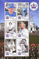 Cook Islands 2022 Queen Elizabeth II, Platinum Jubilee 6v M/s, Mint NH, History - Kings & Queens (Royalty) - Case Reali