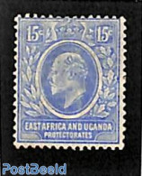 East Africa 1907 15c, WM Multiple Crown-CA, Stamp Out Of Set, Unused (hinged) - Other & Unclassified
