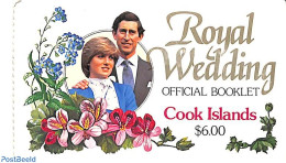 Cook Islands 1981 Royal Wedding Booklet, Mint NH, History - Charles & Diana - Kings & Queens (Royalty) - Stamp Booklets - Royalties, Royals