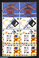 Netherlands 1994 Piet Mondriaan 3v, Blocks Of 4 [+], Mint NH, Art - Modern Art (1850-present) - Paintings - Nuevos