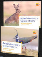 Netherlands 2023 Skrok En Skrins 10v, Presentation Pack 664a+b, Mint NH, Nature - Birds - Unused Stamps