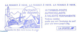 France 2004 Portraits De Régions, Booklet 10x Timbre Rouge S-a, Mint NH, Various - Stamp Booklets - Lighthouses & Saf.. - Ongebruikt