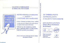 France 2016 Le Premier Timbre Qui Parle, Booklet With 20x Rouge S-a, Mint NH, Stamp Booklets - Nuovi