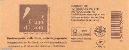 France 2015 Le Carré D'Encre, Booklet 12x Lettre Prioritaire, Mint NH, Stamp Booklets - Ungebraucht