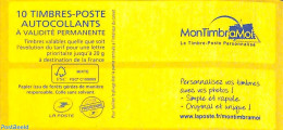 France 2015 Mon TimbreaMoi, Booklet With 10x Rouge S-a, Mint NH, Stamp Booklets - Nuevos