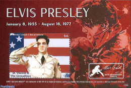 Saint Vincent 2022 Elvis Presley S/s, Mint NH, Performance Art - Elvis Presley - Music - Popular Music - Elvis Presley