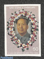 Sao Tome/Principe 1977 Mao Tse Tung 1v Imperforated, Mint NH, History - Politicians - Sao Tomé E Principe