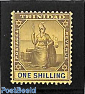 Trinidad & Tobago 1904 1sh, WM Mult.Crown-CA, Stamp Out Of Set, Unused (hinged) - Trinidad Y Tobago (1962-...)