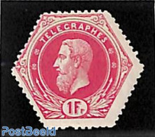 Belgium 1871 1F, Telegraph, Stamp Out Of Set, Unused (hinged) - Nuevos