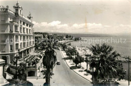 73242325 Opatija Istrien Grand Hotel Belvedere Uferstrasse Promenade Badestrand  - Croatie