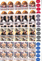 Australia 2008 Dogs 5 Booklets S-a, Mint NH, Nature - Dogs - Stamp Booklets - Nuevos