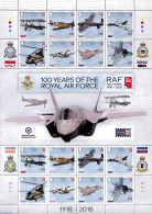 Isle Of Man 2018 RAF M/s, Mint NH, Transport - Aircraft & Aviation - Flugzeuge