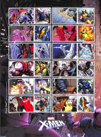 Great Britain 2023 X-Men 10v M/s S-a, Mint NH, Art - Comics (except Disney) - Unused Stamps
