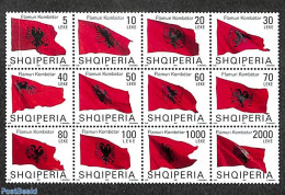 Albania 2007 Flags 12v, Mint NH, History - Flags - Albanien