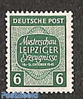 Germany, DDR 1945 6pf, WM Downstairs, Unused (hinged) - Nuovi