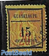 Guadeloupe 1889 15c On 20c, Used, Used Stamps - Used Stamps