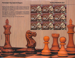 Spain 2022 Chess M/s, Mint NH, Sport - Chess - Ungebraucht