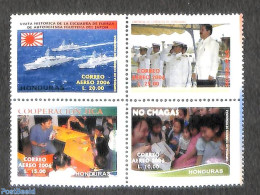 Honduras 2006 Diplomatic Relations With Japan 4v, Mint NH, Transport - Ships And Boats - Bateaux