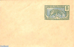 Congo Republic 1920 Envelope 5c, Unused Postal Stationary - Otros & Sin Clasificación