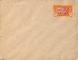 Ivory Coast 1920 Envelope 10c, Unused Postal Stationary, Transport - Ships And Boats - Briefe U. Dokumente