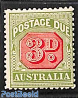 Australia 1909 3d, Postage Due, Perf. 12:12.5, Unused (hinged) - Andere & Zonder Classificatie