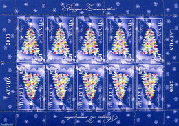 Latvia 2008 Christmas M/s, Mint NH, Religion - Christmas - Kerstmis