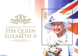 Guernsey 2023 Celebrating The Life Of Queen Elizabeth II S/s, Mint NH, History - Kings & Queens (Royalty) - Familias Reales