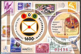 Hungary 2022 Hunfilex S/s, With Red Number, Imperforated, Mint NH, Nature - Butterflies - Hunting - Stamps On Stamps - Nuevos