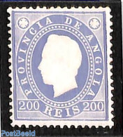 Angola 1886 200R, Without Gum, Unused (hinged) - Angola