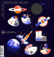 Netherlands 2023 Space Exploration 9v M/s S-a, Mint NH, Transport - Space Exploration - Unused Stamps