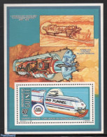 Guinea, Republic 1992 Euro Tunnel S/s, Mint NH, Transport - Railways - Eisenbahnen