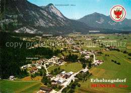 73242264 Muenster Tirol Rofangebirge Fliegeraufnahme Muenster Tirol - Other & Unclassified