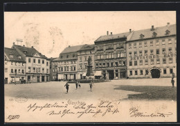 AK Glauchau, Kinder Auf Dem Marktplatz  - Glauchau