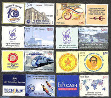 India 2019 My Stamp 8v+tabs, Mint NH, Transport - Various - Railways - Maps - Nuevos