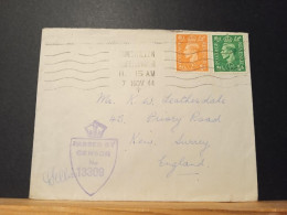 GB,  Passed By Censor 13309, Le 07 Novembre 1944 - Covers & Documents