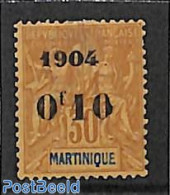 Martinique 1904 0f10 On 30c, Stamp Out Of Set, Unused (hinged) - Sonstige & Ohne Zuordnung