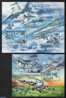 Togo 2011 Military Aircraft 2 S/s, Mint NH, Transport - Aircraft & Aviation - Flugzeuge