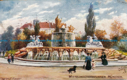 R039493 Wittelsbacherbrunnen. Munchen. Tuck. Oilette 7635. 1926 - Monde