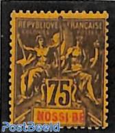 Madagascar 1894 75c, Nossi-Bé, Stamp Out Of Set, Unused (hinged) - Other & Unclassified