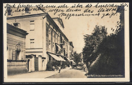 AK Bad Hall /Ob. Oe., Hotel Und Cafe Stadt Wien  - Autres & Non Classés