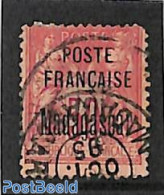 Madagascar 1895 50c, Used, Short Corner Right Upper, Used Stamps - Other & Unclassified