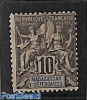 Madagascar 1896 10c, Stamp Out Of Set, Unused (hinged) - Other & Unclassified