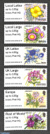 Jersey 2020 Automat Stamps 6v, Jersey Post HQ, Mint NH, Nature - Flowers & Plants - Automat Stamps - Viñetas De Franqueo [ATM]